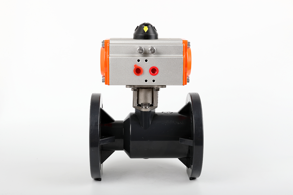 虎门港管委会气动法兰一体球阀